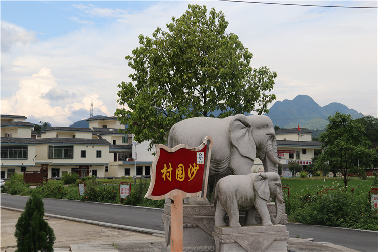 沙園村一景。（清遠(yuǎn)日?qǐng)?bào) 特約通訊員張麗思 攝）.JPG